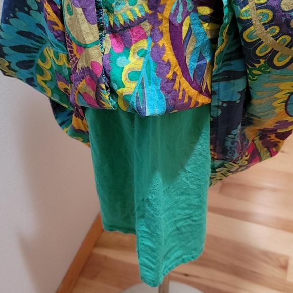 MIMI CHICA MEDIUM PAISLEY FLORAL MINI SKATER CIRCLE SKIRT BRIGHT COLORFUL DRESS - Picture 5 of 12